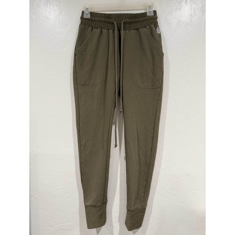 FP Movement Free People Womens Sunny Skinny Sweatpants Joggers Olive Green XS - Picture 5 of 7